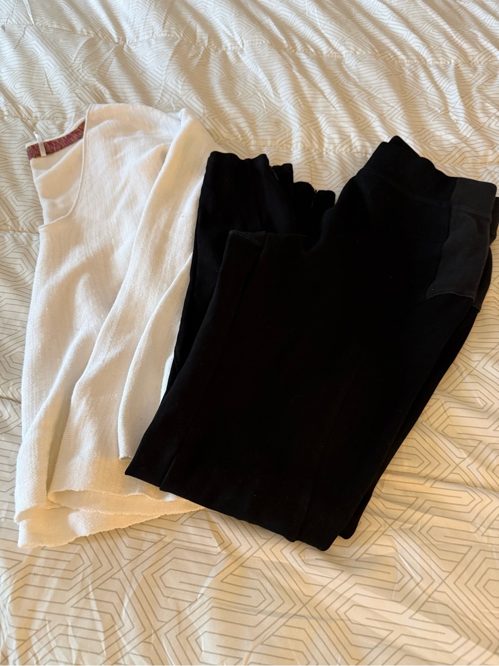 Free People Black High-Rise Ponte Pants bundle